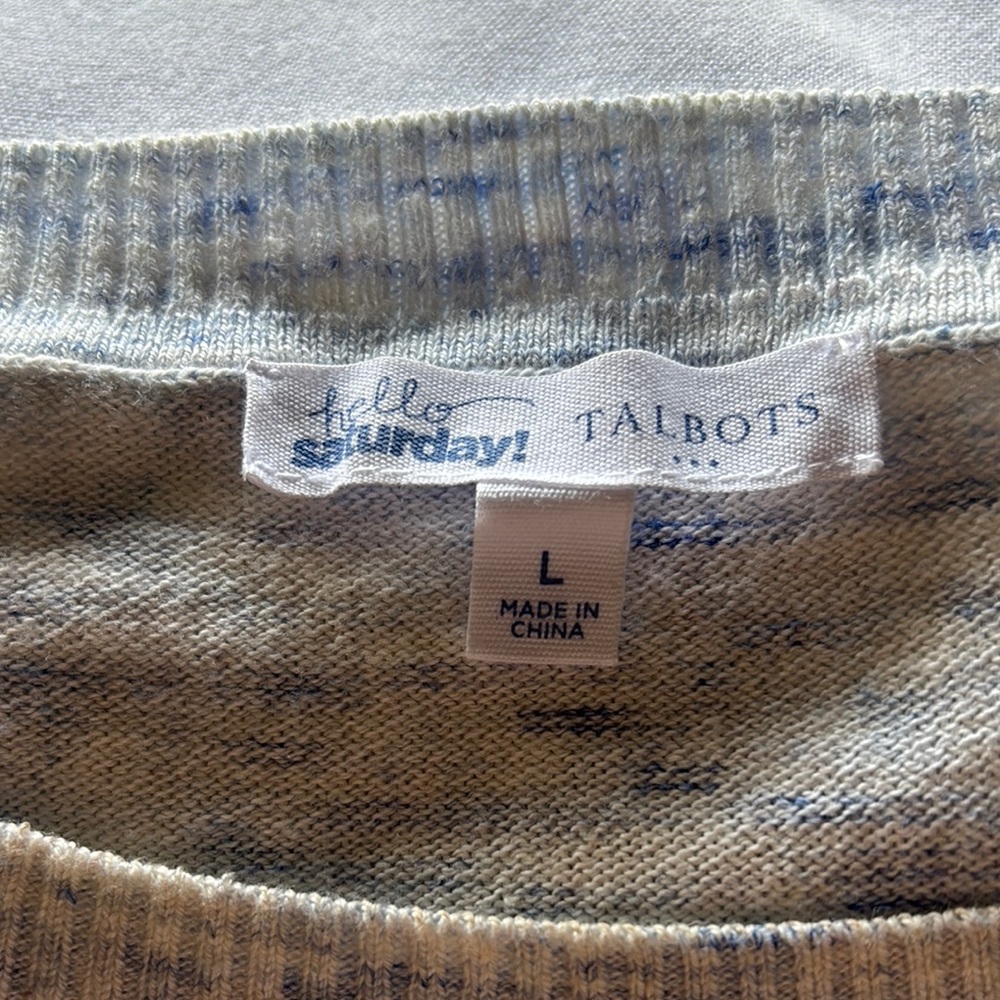 Talbots Light Blue Sweater - Picture 3 of 3